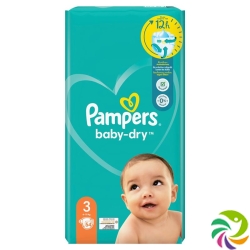 Pampers Baby Dry Grösse 3 6-10kg Midi Sparpack 54 Stück