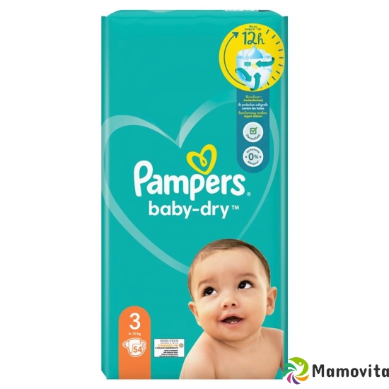 Pampers Baby Dry Grösse 3 6-10kg Midi Sparpack 54 Stück buy online