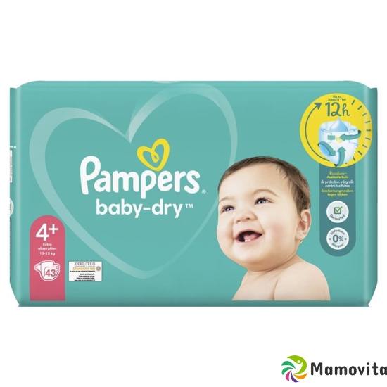 Pampers Baby Dry Grösse 4+ 10-15kg Maxi Pl Sparp 43 Stück buy online