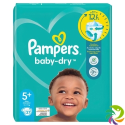 Pampers Baby Dry Grösse 5+ 12-17kg Jun Pl Sparpa 37 Stück