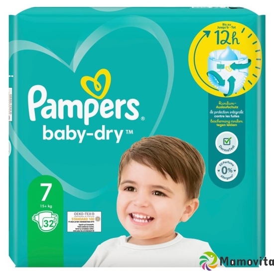 Pampers Baby Dry Grösse 7 15+kg Ex Lar Spar Neu 32 Stück buy online