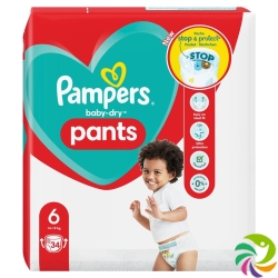 Pampers Baby Dry Pants Grösse 6 15+kg Ex La Spa 34 Stück