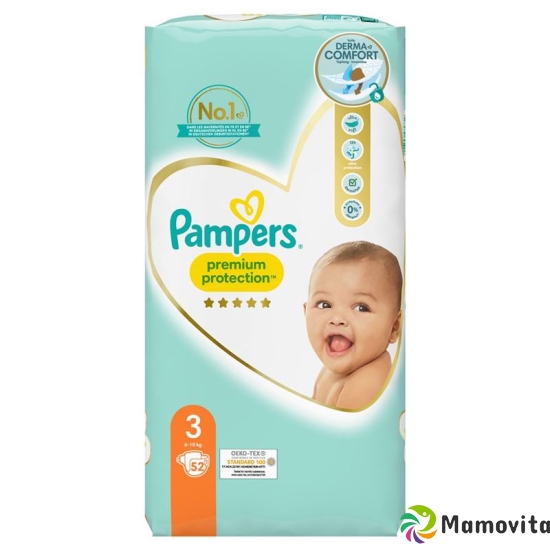 Pampers Prem Prot Grösse 3 6-10kg Midi Sparp 52 Stück buy online