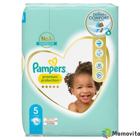 Pampers Prem Prot Grösse 5 11-16kg Jun Sparp 36 Stück buy online