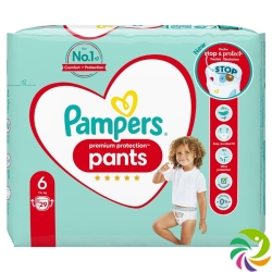 Pampers Prem Prot Pan Grösse 6 15+kg Ex Lar Spar 29 Stück