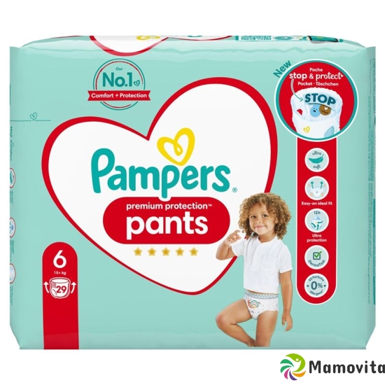 Pampers Prem Prot Pan Grösse 6 15+kg Ex Lar Spar 29 Stück buy online