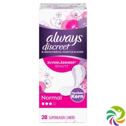 Always Discreet Incontinence panty liner normal 28 pieces