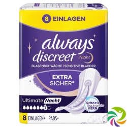 Always Discreet Incontinence Ultimate Night 8 pieces