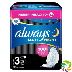 Always Maxi Bandage Night with Wings 12 Pieces