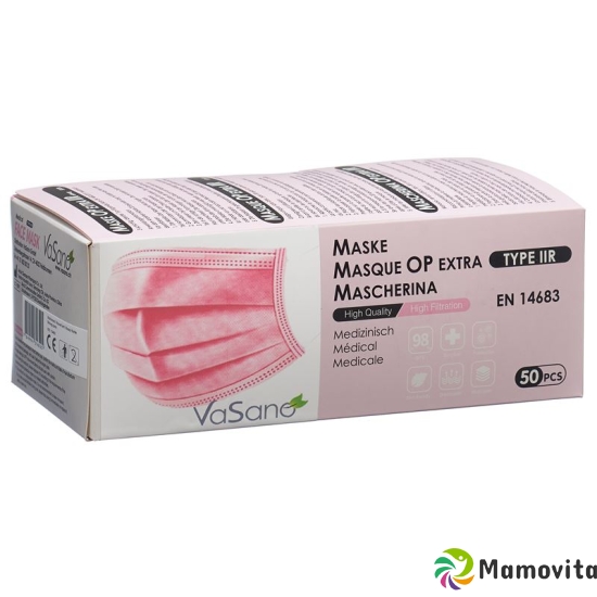 Vasano Op Maske Extra Iir D/f/i/e Starkrosa 50 Stück buy online