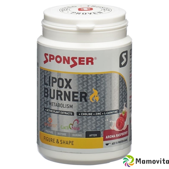 Sponser Lipox Burner Pulver Raspberry Dose 110g buy online