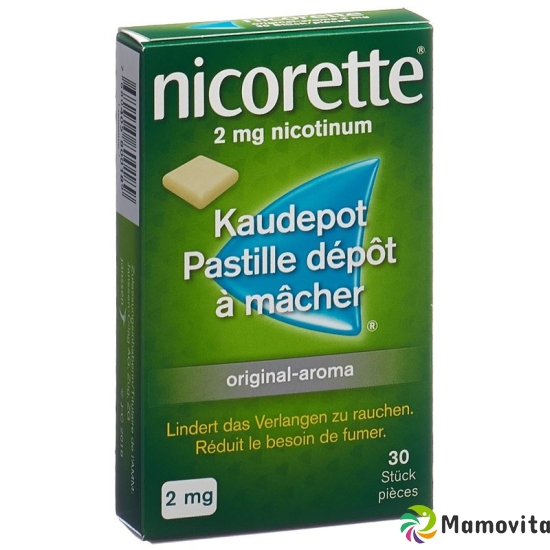 Nicorette Original 2mg 30 Kaugummi buy online