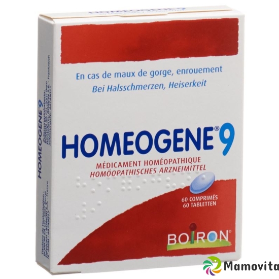 Homeogene Boiron No 9 Tabletten 60 Stück buy online