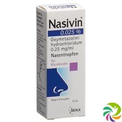 Nasivin Tropfen 0.025% Kind 10ml