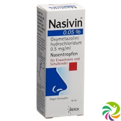 Nasivin Tropfen 0.05% Erwachsene 10ml