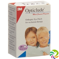 3M Opticlude Mini Augenpflaster 6x5cm 20 Stück