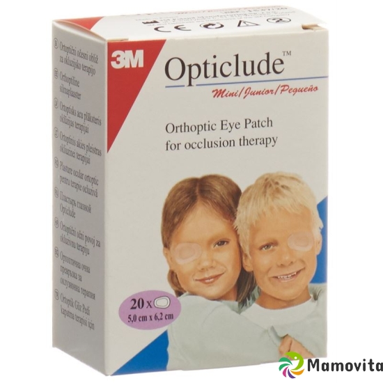 3M Opticlude Mini Augenpflaster 6x5cm 20 Stück buy online