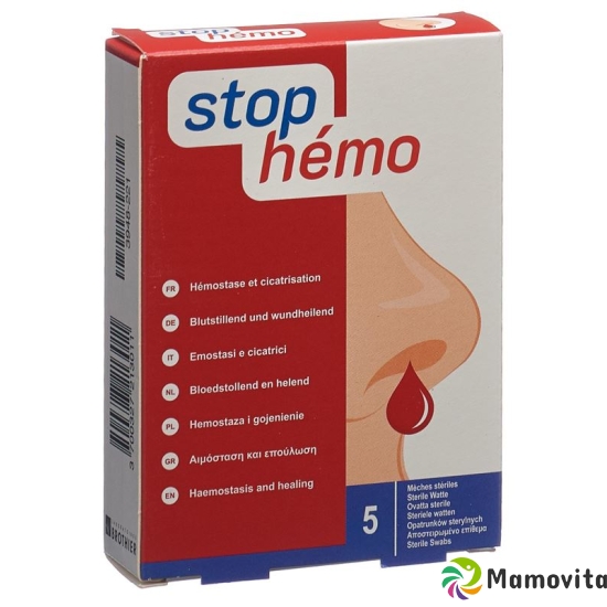 Stop Hemo Watte Steril Beutel 5 Stück buy online