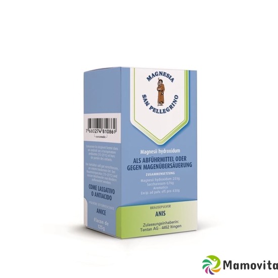 Magnesia S Pellegrin Brause Pulver M Anis 125g buy online