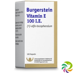 Burgerstein Vitamin E 100 I.E. 100 Kapseln