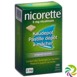 Nicorette Original 2mg 105 Kaugummi