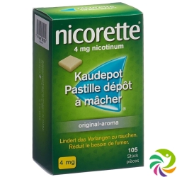 Nicorette Original 4mg 105 Kaugummi