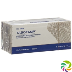 Tabotamp Original Resorbierbares Hämostyptikum 5x1.25cm 10 Stück