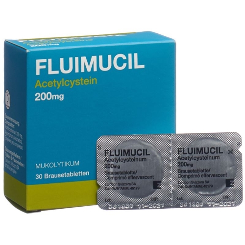 Fluimucil Brausetabletten 200mg Erwachsene Citron 30 Stück buy online