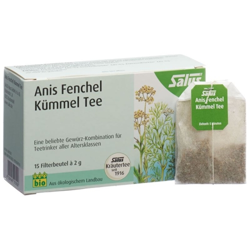 Salus Anise Fennel Caraway Tea Organic Bag 15 pieces buy online