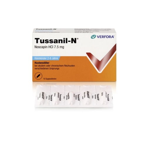 Tussanil N 7.5mg Kleinkinder 10 Zäpfchen buy online