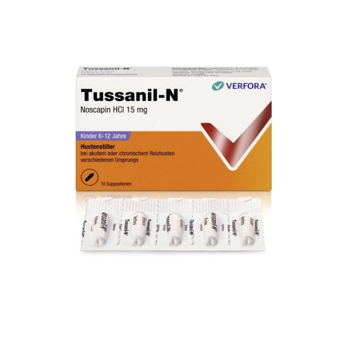 Tussanil N 15mg Kinder 10 Zäpfchen buy online