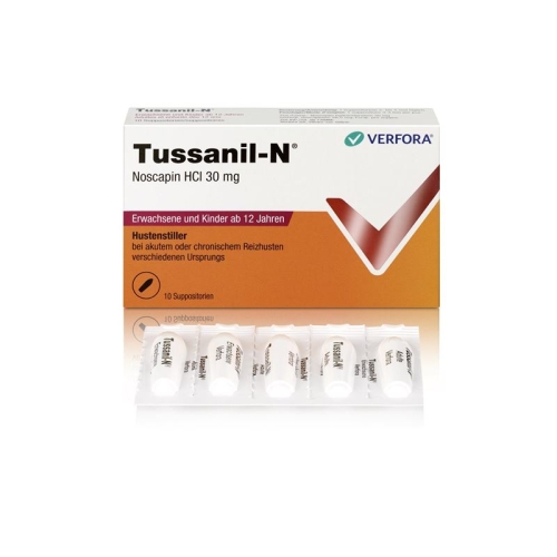 Tussanil N Zäpfchen 30mg Erwachsene 10 Stück buy online