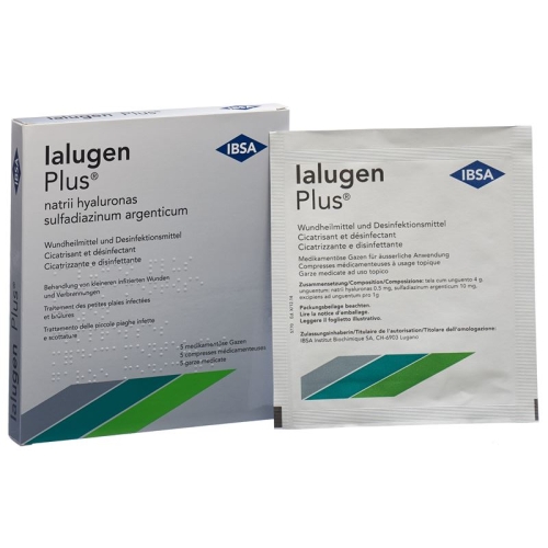 Ialugen Plus Medizinalgaze 10x10cm 5 Stück buy online