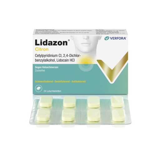 Lidazon Zitrone 24 Lutschtabletten buy online