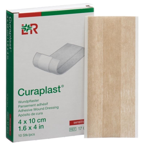 Curaplast Wundverband 4cmx10cm Hautfarbig 10 Stück buy online