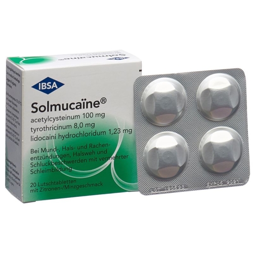 Solmucaine 100mg 20 Lutschtabletten buy online