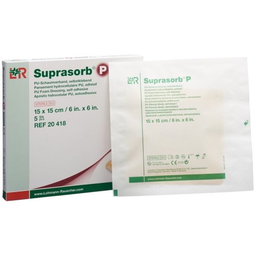 Suprasorb P Schaumverband 15x15cm selbstklebend 5 Stück buy online