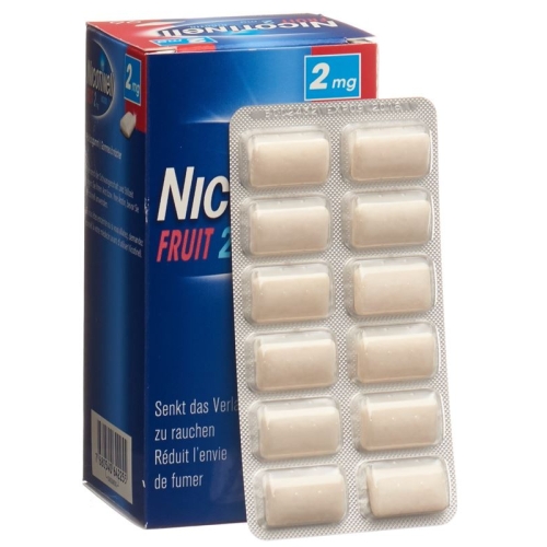 Nicotinell Fruit 2mg 96 Kaugummi buy online