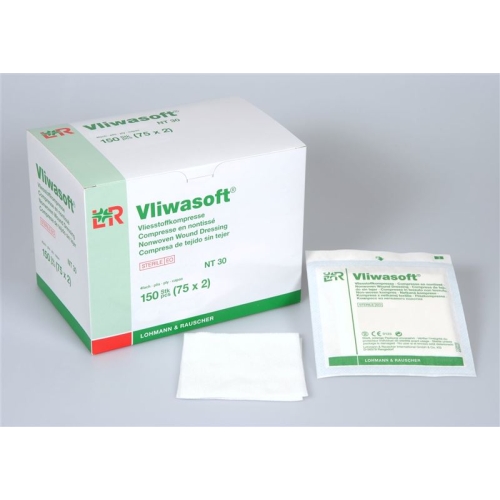 Vliwasoft Set Nw Kompresse 8 5x5cm 4-fach 75x 2 Stück buy online