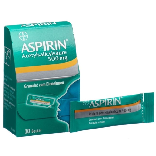 Aspirin Granulat 500mg 10 Beutel buy online