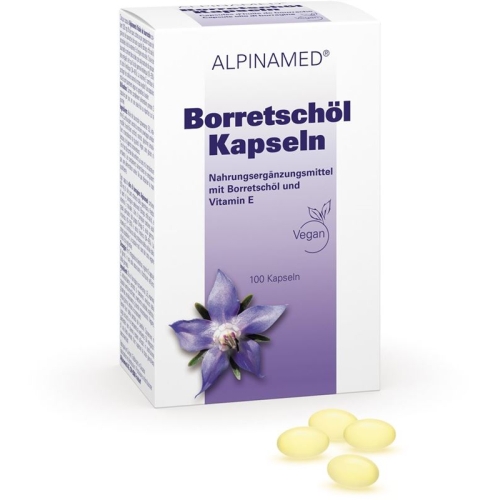 Alpinamed Borage Oil Capsules 100 Pieces buy online