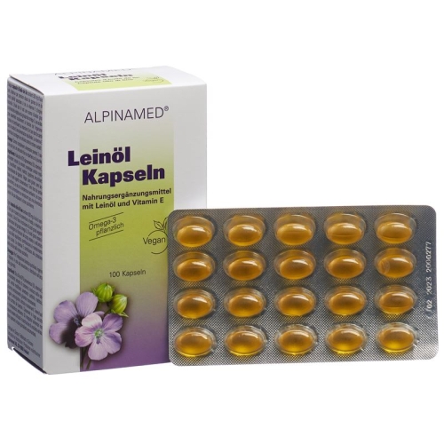 Alpinamed Linseed Oil 100 Capsules buy online