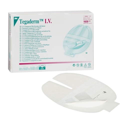 3M Tegaderm Iv für Katheter 8.5x10.5cm 50 Stück buy online