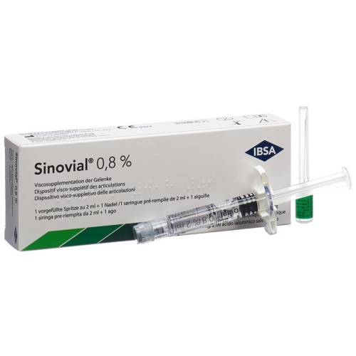 Sinovial Injektionslösung 0.8% Fertigspritze 2ml buy online