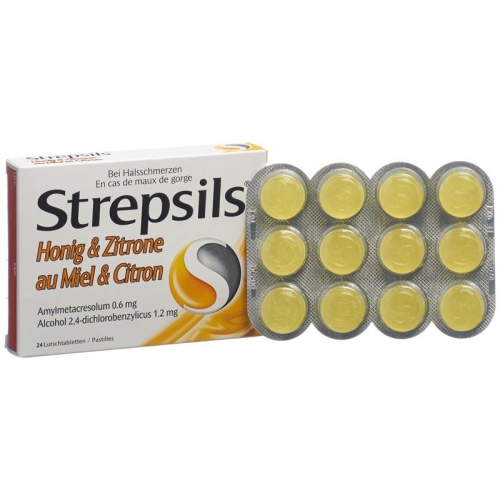 Strepsils Honig & Zitrone 24 Lutschtabletten buy online