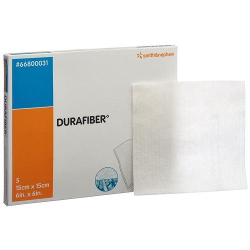 Durafiber Wundauflage 15x15cm Steril 5 Stück buy online