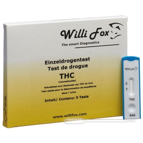 Willi Fox drug test THC single urine 5 pcs buy online