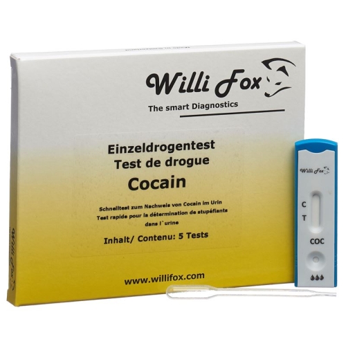 Willi Fox drug test cocaine individual urine 5 pcs buy online