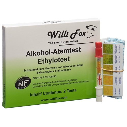 Willi Fox Alkoholtester 2 Stück buy online