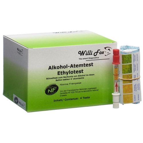 Willi Fox Alkoholtester 4 Stück buy online